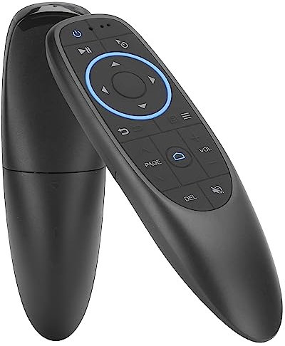 Air Fly Mouse, Kabellose Bluetooth 5.0-Fernbedienungstastatur, Gyroskop-Maus, Spielgriff mit Bewegungserkennung, für Android TV Box Smart TV, Unterstützt IR-Lernen, Plug-and-Play
