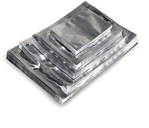 VOLWCO Pack 100 Beutel – Flache Vakuumbeutel Aluminium mit Heißsiegel - Geruchsdichte Alu Bügelbeutel for Lebensmittel, Kaffee, Tee und Mehr (Color : 15 * 18cm)