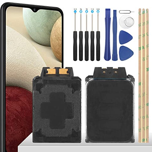 YHX-OU Altavoz para Samsung Galaxy A12 Repuesto Timbre del Zumbador Compatible on Samsung Galaxy A12 SM-A125F SM-A127F Loud Speaker con Herramientas