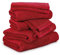 Möve Handtuchset New Classic 8-TLG Handtücher - 2X 20x15 cm + 2X 30x50 cm + 2X 50x100 cm + 2X 67x140 cm, 100% Baumwolle, Ruby