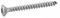 ACTON Vis à bois agglomere tête fraisée bombée pozidrive - Inox A2 3,5x30 mm - Boîte de 200 - Vis, pointes, boulons