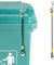 TOLIDA 1 Pack Universal Trash Can Lid Lock - Outdoor Trash Can Lid Metal Locks Kit, Rubber Coated Braided Wire Rope Dustbins Lid Lock Straps from Animals Rummaging, Wind and Spilling