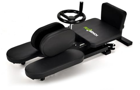Hip Stretching Machine by Flex Bench – Improve Flexibility,Mobility and Reduce Hip Pain, Leg Stretcher - Flexibility for Yoga,Dance and Gymnastics Thighs,Glutes, Upgraded Model - New Adjustable Seat.