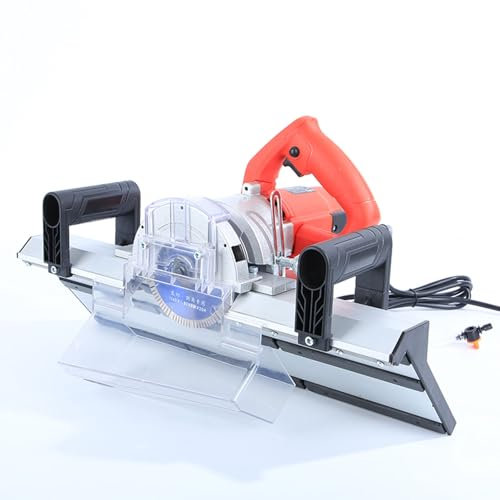 Elektrischer Fliesenschrägschneider, 45-Grad-Fliesenfasenmaschine mit Sägeschneider, 13000 U/min, 1200 W, Keramikfliesenfasenkantenprofilierungswerkzeug mit 12-V-Wasserpumpe, 2,2