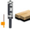 Sinoprotools Wendeplatten Bündigfräser,8mm Schaft Bündiger Fräser Schnittlänge 30mm,mit Austauschbare Hartmetall(HW),mit Kugellager am Schaft&Oben,for Holzbearbeitung Bündig Trimmen.（S=8,Ф=16,I=30)