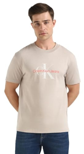 Calvin Klein Herren Textured Moj30j327086 S/S T-Shirt