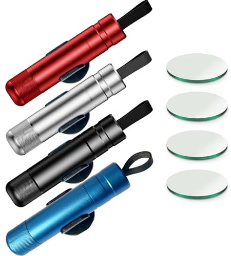 1/4 Pack Safe Hammer - Resquestick Rescue Glass Breaker, Emergency Window Breaking Tool for New Cars (4pcs)