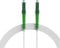 nexinex - 15m weißes Glasfaserkabel LC/APC auf LC/APC Patchkabel | Telekom, Vodafone, 1&1, Fritzbox, etc. kompatibel | LWL Simplex Singlemode OS2 FTTH Glasfaser Lichtwellenleiter Kabel
