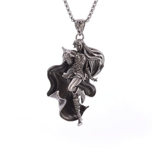 GZHENGZG Herren Halsketten und Damenschmuck Halsband mit Halskette für ein langhaariges Mädchen Paar Anime von klassischen Zeichentrickfilmen, trendiger Hip Hop Straßenschmuck Geschenk