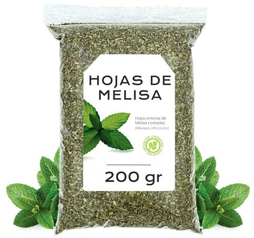 Melisa Infusion 200g - Toronjil Infusion - Melisa - Te de Toronjil - Te Melisa - Melissa Hojas a Granel - Rica en Minerales y Nutrientes - Propiedades Naturales
