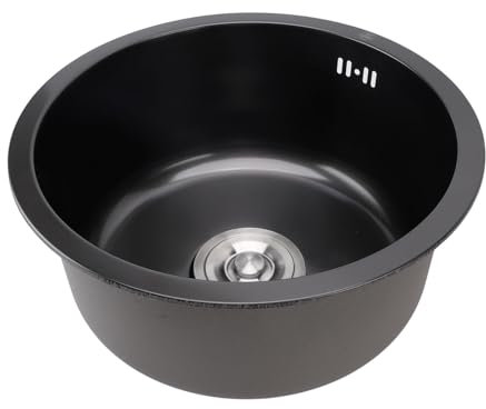 Topiky 15,7 X 14,0 Zoll Unterbau Küchenspüle, Edelstahl Einzelbecken Küchenspüle, Kleine Küchenspüle, Barspüle für Küchenbar