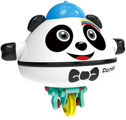 Perfeclan Walking Tumbler Einrad Spielzeug Niedliches Balanced Tier Spielzeug Niedliches Tier Tumbler Walking Tumbler Spielzeug für Kinder Goodie Bag Filler, Panda