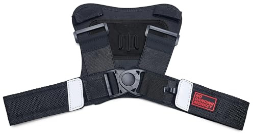 USWE Action Camera Harness - Compatible with All Bounce-Free Backpacks and GoPro Cameras, Front Mounted on Chest Harness (NDM 1 (M-XL))