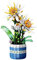 OldPAPA Epiphyllum Flower Building Set, 835Pcs Flowers Plant Bonsai Building Blocks Artificial Floral Brick Kit, Botanical Collection for Home Decor Adults Kids Valentines Birthdays Anniversary