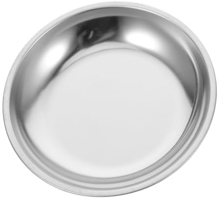 PRETYZOOM Stainless Steel Tea Bag Tray Saucers for Cups Mats Functional Drip Tray As Tea Coasters for