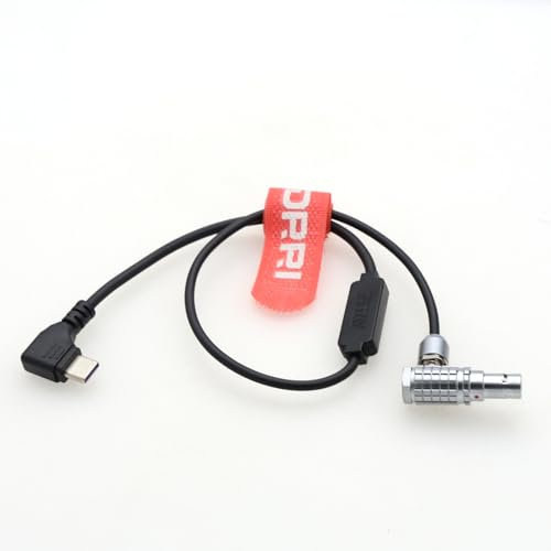 DRRI Fernbedienungskabel Ronin DJI RS2 RS 3Pro Gimbals USB-C auf 9-Pin EXT für Komodo X, V-Raptor, Ronin-Focus Pro (1M)