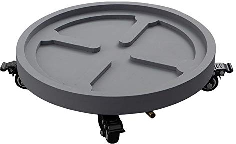 IXMLDAXD Pflanzen-Platten, Robustes Blumentopfregal auf Rollen, Trolley, Untersetzer, Palette mit Universalrädern, Pflanzgefäß, Untersetzer for drinnen und draußen(30cm)