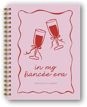 Yop & Tom Wedding Planner Journal - Wedding Organizer Book - Thoughtful Engagement Gift - In My Fiancée Era