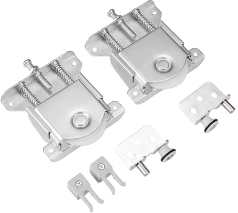 IJSDNVJNDX 2pcs Sliding Wardrobe Door Parts, Sliding Wardrobe Door Kit,Replacement for Sliding Wardrobe Door Wheels