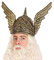 Atosa Gold Roman Helmet with Side Wings for General or Warrior God