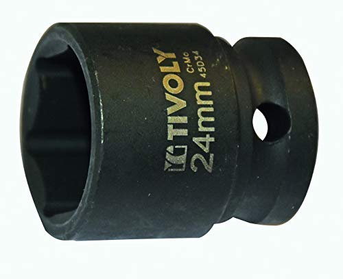 Douille 6 pans à choc carré 1/2 DIAM 24