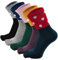 Zehensocken Damen Fünf Finger Socken aus Baumwolle, Damen Sneaker Socken mit Zehen für Sport Laufende Freizeit, atmungsaktive und bunte Socken, 5 Paare, EU 36-41