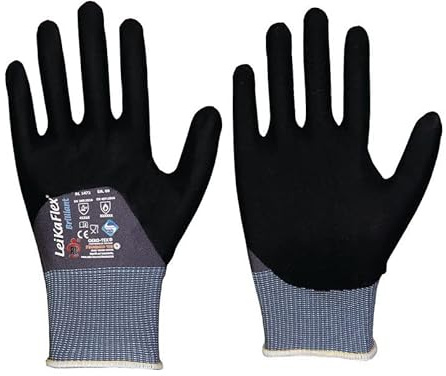 LeiKaFlex Brilliant15gg Feinstrick-Handschuh mit NFT-Beschichtung teilbeschichtet Gr. 6-12 (1, 9)