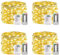 Battery Fairy Lights - 4 Pack, 10m 100 Led Copper Wire Fairy Lights, 8 Modes Remote Control Timer, Waterproof String Lights Battery Operated, Christmas Decoration Indoor Outdoor. (Warm White, 33ft)