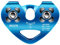 Dciustfhe Heart-Shape Climbing Double Pulley Steel Cable Rope 13mm Climbing Device High Speed Zipline Trolley 24KN