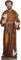 Dekoprojekt Heiligenfigur Hlg. Franziskus mit Tauben 21 cm