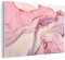 Glasbild Glasfoto Wandbild Bilder Deko 150x100 cm Gold - Marmor - Rosa