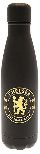 Hy-Pro Chelsea 500ml Stainless Steel Vaccum Flask Thermal Bottle - Black | Officially Licensed