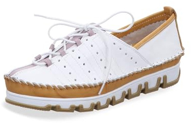 Gemini Damen Schnürschuh weiß