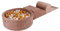 MEOWBABY Parco Giochi in Schiuma con Piscina di Palline 90x30cm/200 Palline per Bambini - Blocchi Morbidi, Velluto, Beige: Oro/Bianco/Beige/Transparente
