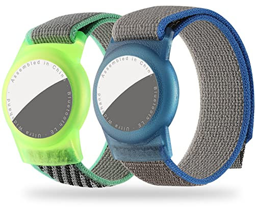 Dingfeiyu AirTag-Armband für Kinder und Erwachsene, wasserdichtes AirTag-Kinder Armband, Anti-Verlust-AirTag-Halter für Kinder, GPS-Tracker-Uhrenarmband, kompatibel mit Apple AirTag
