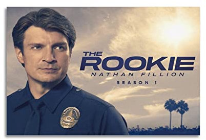 xze The Rookie TV-Serie, Poster, Raumdekoration, Leinwand, Poster, ästhetischer Posterdruck, Wandkunst, Dekoration, Poster, 30 x 45 cm, ungerahmt