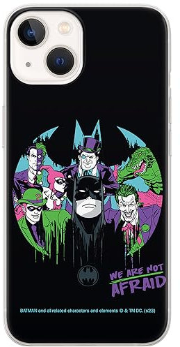 ERT GROUP Handyhülle für iPhone 13 Original und offiziell Lizenziertes DC Muster Batman 100 optimal an die Form des Handy angepasst, hülle aus TPU