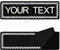 Patch Personalisiert mit Klettverschluss | Klettpatch personalisieren | Aufnäher mit Klett | Namensschilder für Kleidung | Klett Patch selbst gestalten | 100x30mm