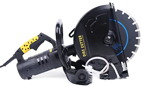 Tronçonneuse à béton 2800 W pour disques avec Ø 350 mm, système de coupe humide et sèche, variante : 2800 W – Ø 350 mm sans disque avec pompe à eau