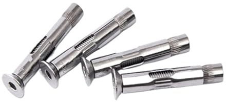 1 Stück M12 Senkkopf Innensechskant Expansionsschraube Flachkopfschraube 304 Edelstahl Bolzen 80 mm-100 mm Länge (Color : Silver, Size : M12x80mm)