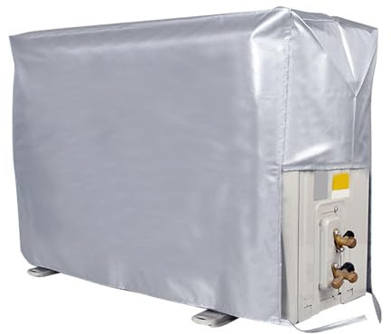 Funda para Aire Acondicionado, Funda Protectora para Aire Acondicionado Exterior - Impermeable y Antipolvo, Protección UV, Dimensiones Universales (96 x 38 x 70 cm)