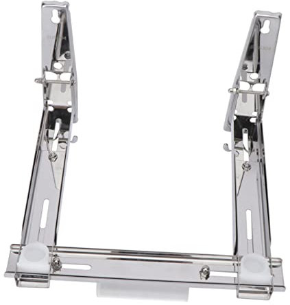 Ciieeo Microwave Stand Storage Shelves for Microwave Extendable Rack Oven Bracket Thickened Silver Rack