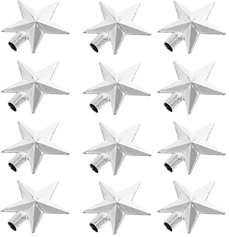 Ciieeo 20pcs Mini Christmas Tree Top Star Chrismas Tree Gold Christmas Topper Fairy Tree Topper Christmas Ornament Christmas Tree Treetop Christmas Tree Decoration Christmass Xmas Plastic