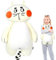 DBPBToU Katze Kuscheltier 60cm Plüschtier Kissen für Kinder Cute Seitenschläferkissen Cat Plushie (Melone Essende Katze)