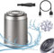 Rasoir Electriques Hommes, Electric Shaver Mini rasoir électrique portable, Étanche Rasoir Homme Rasoir électrique Wet Dry, Pour la maison, voyage, Bureau (Couleur argent)