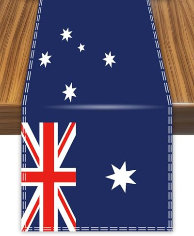 Tischläufer Australien, australische Flagge, Tischdecke für Esszimmer, Heimdekoration