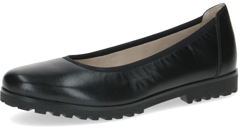 Caprice Damen Ballerinas aus Leder Rund
