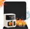 Heat Resistant Mat for Air Fryer, 38 x 46CM Heat Resistant Mat for Countertop, Fireproof Silicone Mats, Kitchen Heat Protector Mat for Air Fryer, Coffee Maker, Toaster, Oven, Microwave