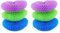 D.RECT Lot de 6 Grattoirs en Plastique | Parfait pour Nettoyer Les Casseroles | pour L'élimination des Saletés Tenaces | sans Rayures | Multicolore