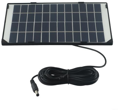 Kit de panel solar de 6 W y 12 V, cargador de panel solar portátil, paneles solares monocristalinos para cargar coche, caravana, barco, teléfono móvil
